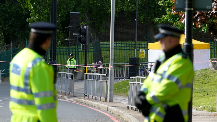 Polícia v Británii.