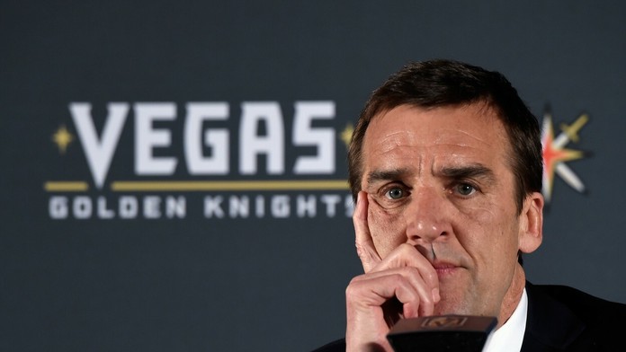Generálny manažér Vegas Golden Knights George McPhee.