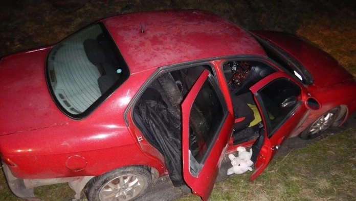 Auto po nehode.
