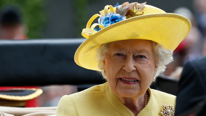Britská kráľovná Alžbeta II. na archívnej snímke.