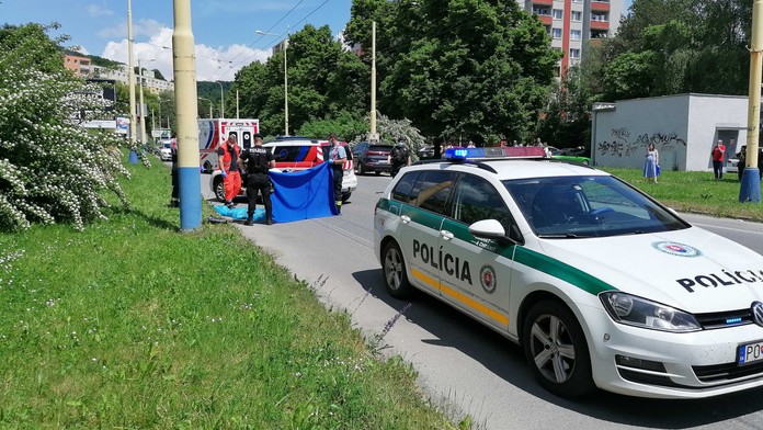 Nehoda v Prešove.