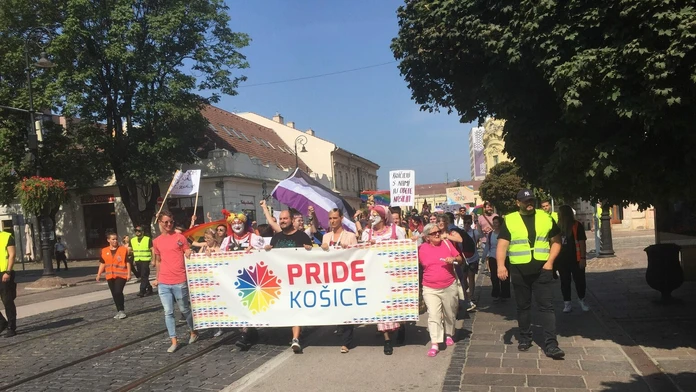 Dúhový pochod v Košiciach.