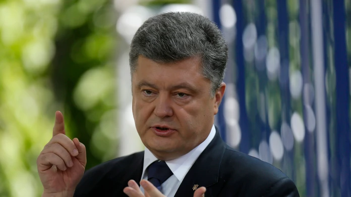 Ukrajinský prezident Petro Porošenko.