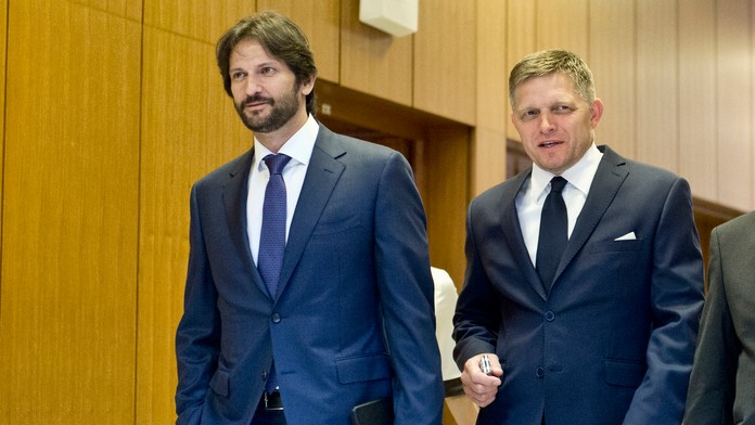 Robert Kaliňák a Robert Fico.