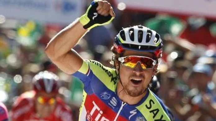 Peter Sagan na Vuelte.