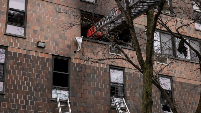 Požiar v Bronxe.