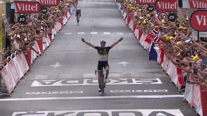 Víťazom 19. etapy TdF 2017 sa stal Edvald Boasson Hagen.
