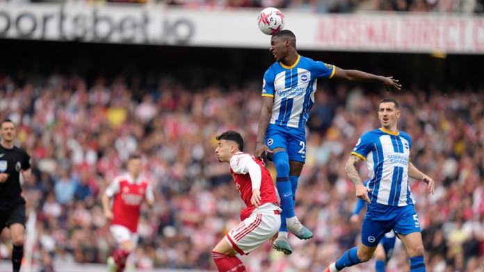 Momentka zo zápasu Arsenal - Brighton