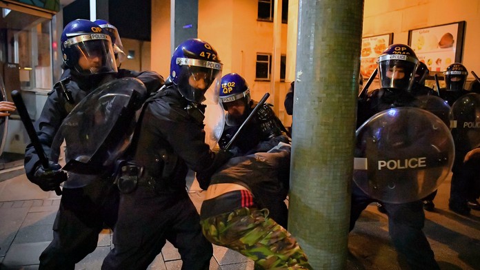 Protesty v Bristole.