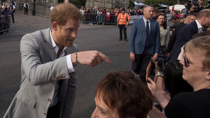 Princ Harry.