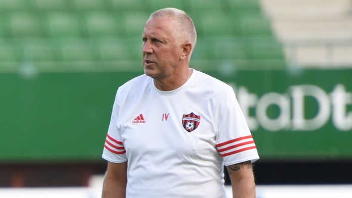 Na archívnej snímke z roku 2016 Ivan Vrabec ešte ako asistent hlavného trénera v Spartaku Trnava.
