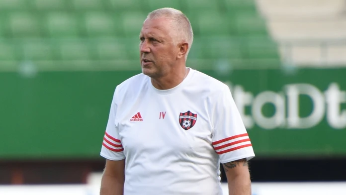 Na archívnej snímke z roku 2016 Ivan Vrabec ešte ako asistent hlavného trénera v Spartaku Trnava.