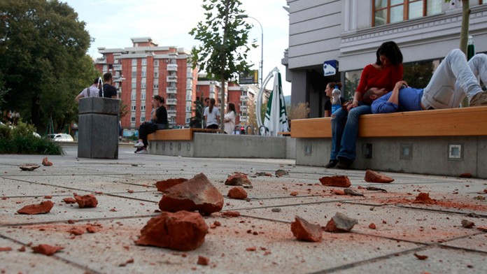 Zemetasenie v Macedónsku.