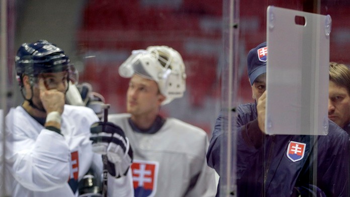 Tréning hokejistov v Soči