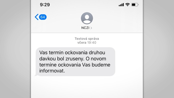 Storno esemesky štát rozposiela od včerajšieho večera.