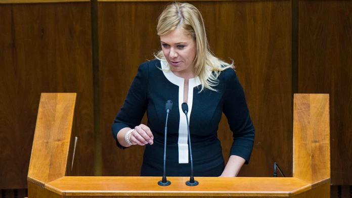 Ministerka vnútra Denisa Saková. 