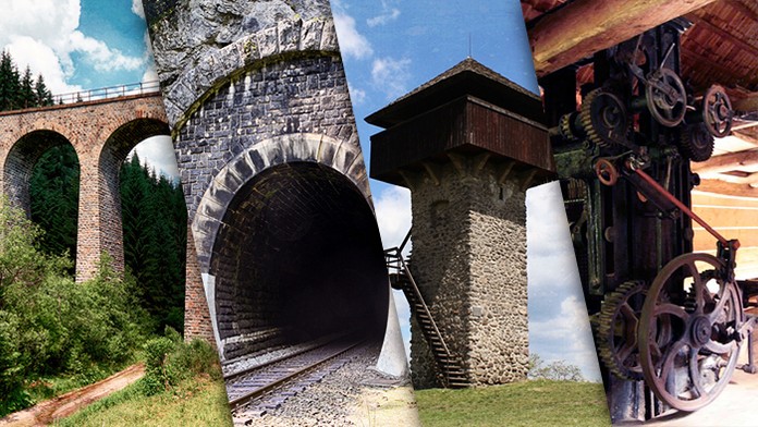 7 divov Slovenska - technické pamiatky.