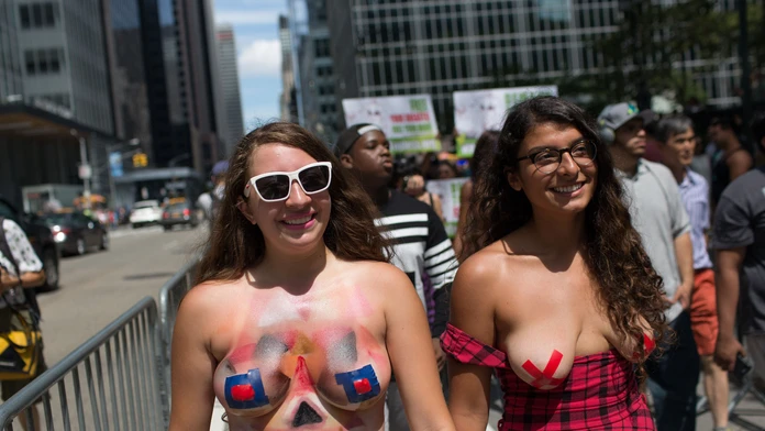Polonahé ženy protestovali v New Yorku