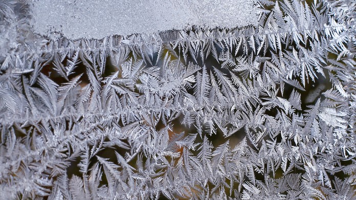 Mráz - ilustračné foto.