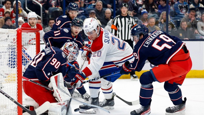 Juraj Slafkovský prispel asistenciou k triumfu Montrealu.