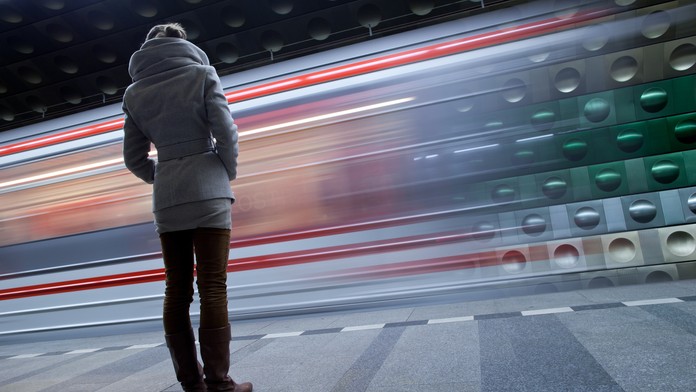 Pražské metro (ilustračná fotografia)