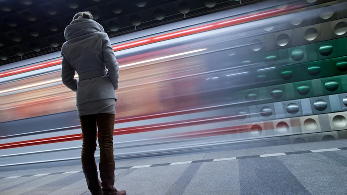 Pražské metro (ilustračná fotografia)