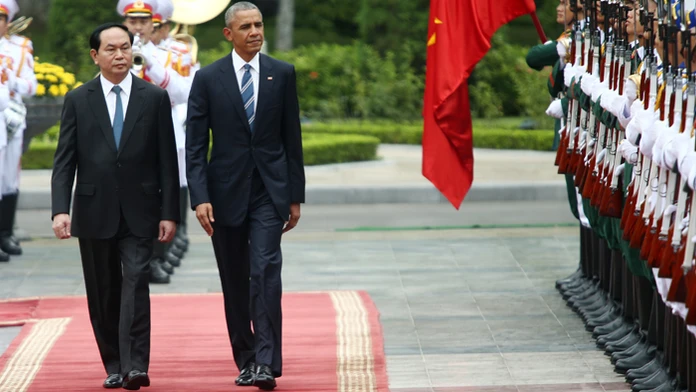Barack Obama vo Vietname.