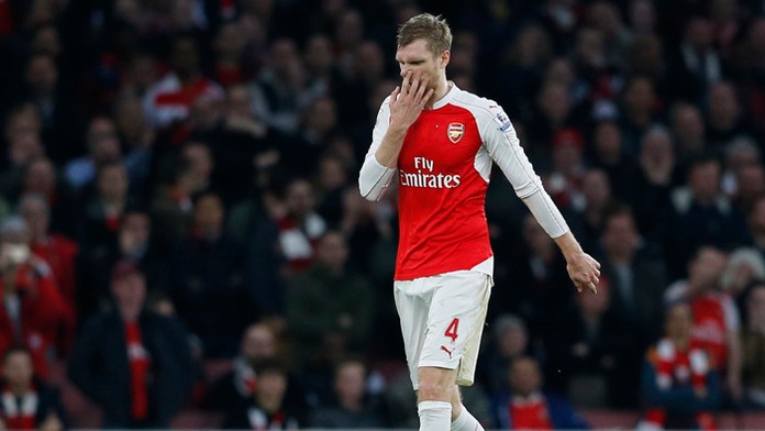 Hráč Arsenalu Londýn Per Mertesacker.