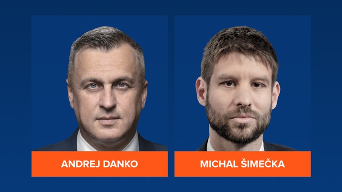 Andrej Danko a Michal Šimečka.