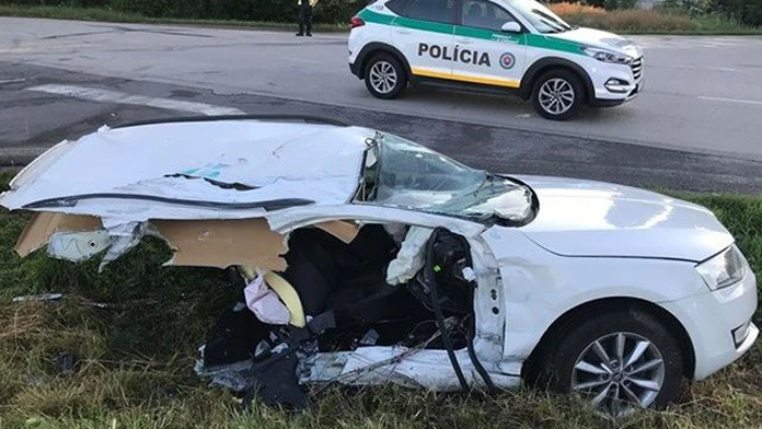 Záznam z nehody.