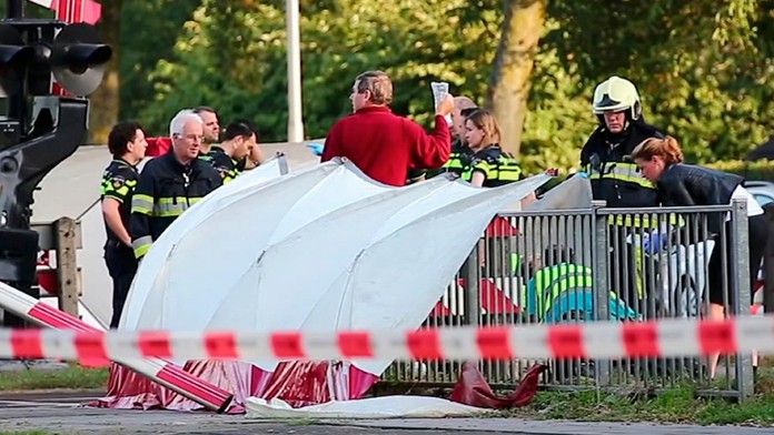 Tragická nehoda v holandskom meste Oss.