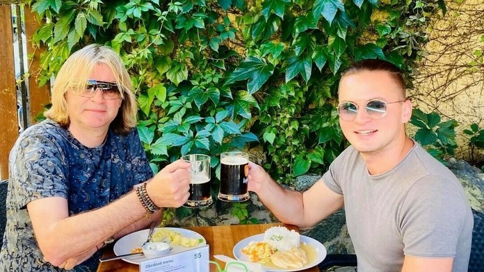 Braňo Mojsej so synom