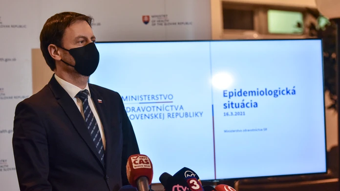 Eduard Heger na pôde ministerstva zdravotníctva.