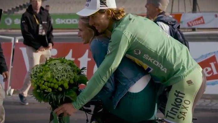 Peter Sagan s priateľkou Katkou.