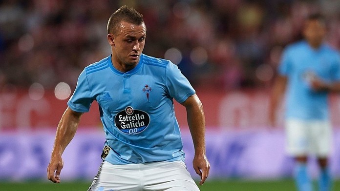 Stano Lobotka počas zápasu proti FC Girona.