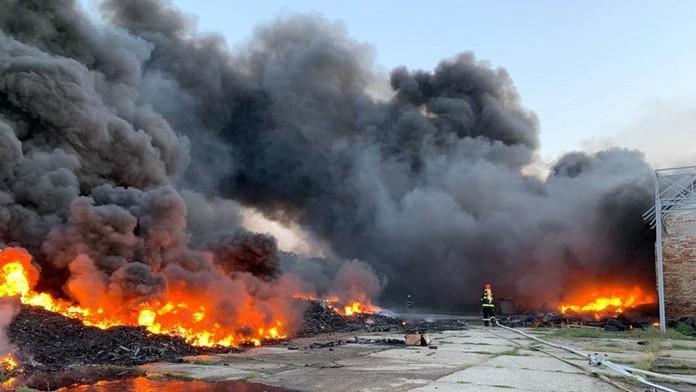 Požiar v Palárikove.