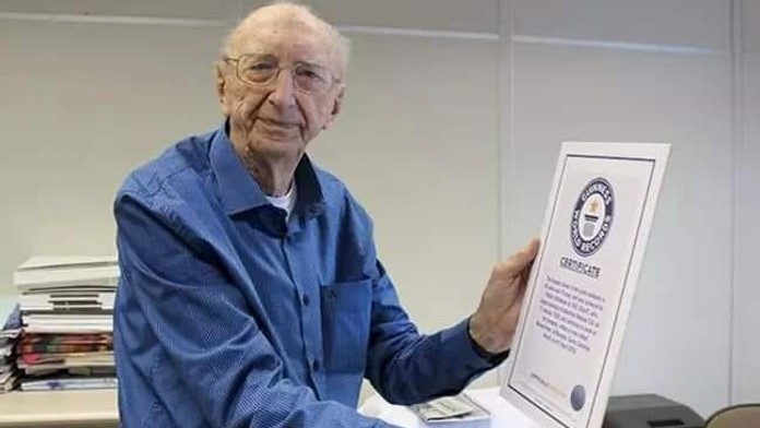 Úctyhodný svetový rekord: Muž pracuje pre rovnakú firmu 84 rokov