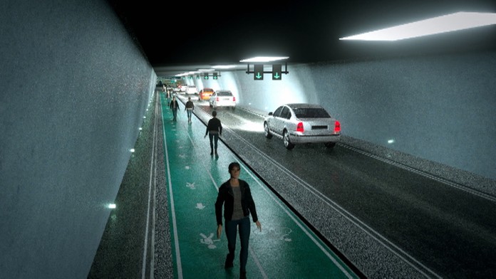 Tunel. (ilustrácia)