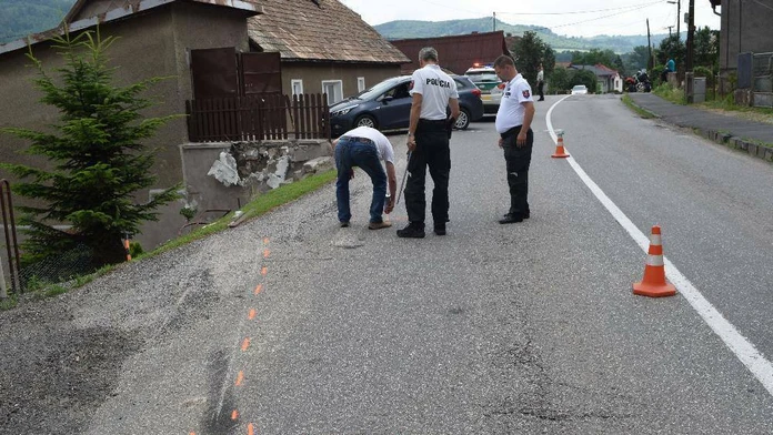 Nehoda v Rimavskom Brezove.