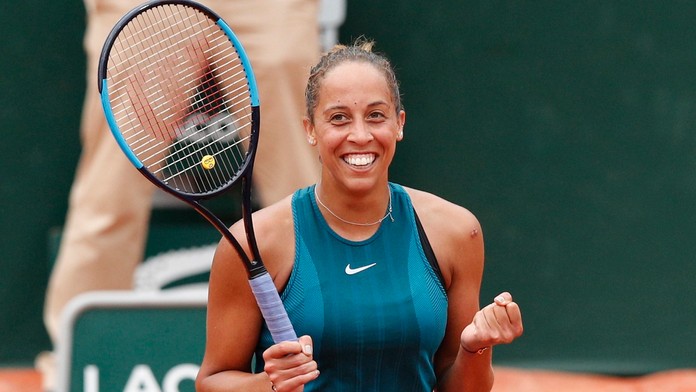 Madison keysová sa teší z postupu do semifinále Roland Garros.