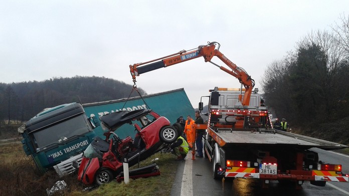 Nehoda pri Hrabovci. 