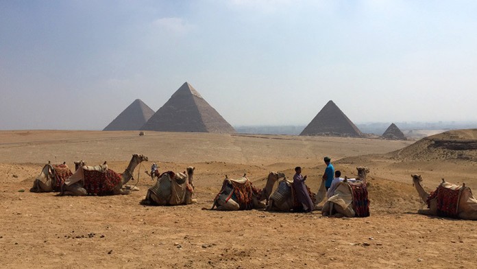 Pyramídy v Egypte.