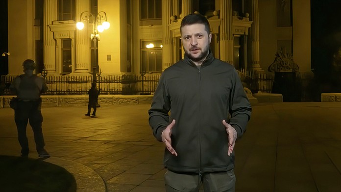 Ukrajinský prezident Volodymyr Zelenskyj.