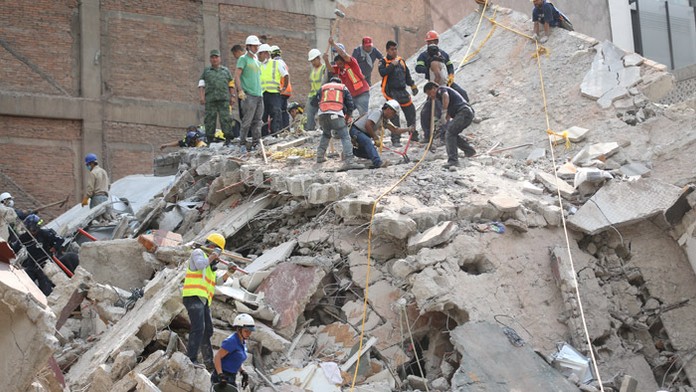 Zemetrasenie v Mexiku.