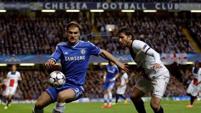 Hráč Chelsea Londýn Branislav Ivanovič.