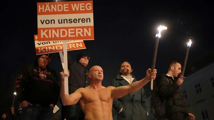 Protestovalo sa aj vo Viedni.