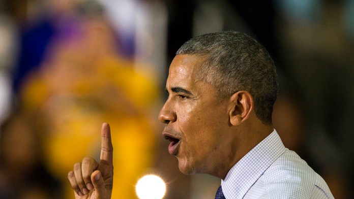 Prezident USA Barack Obama sa prihovára podporovateľom Hillary Clintonovej.