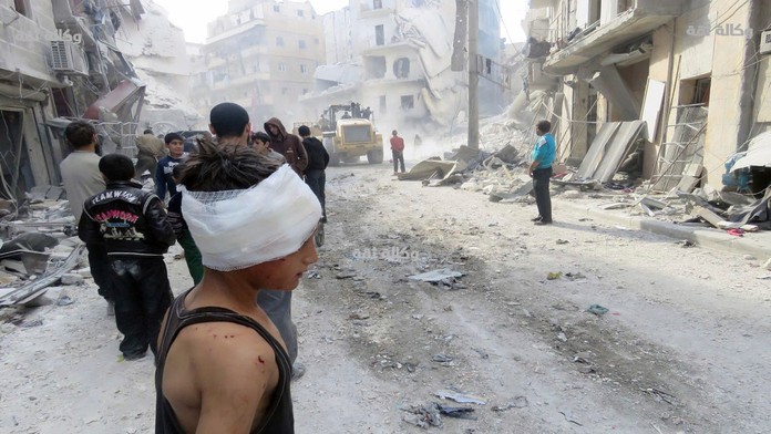Aleppo - nálet na detskú nemocnicu