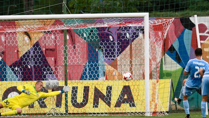 Filip Hološka sa v zápase s Trenčínom zaskvel dvoma gólmi.