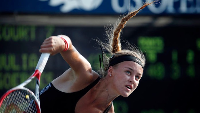 Slovenská tenistka Anna Karolína Schmiedlová.
